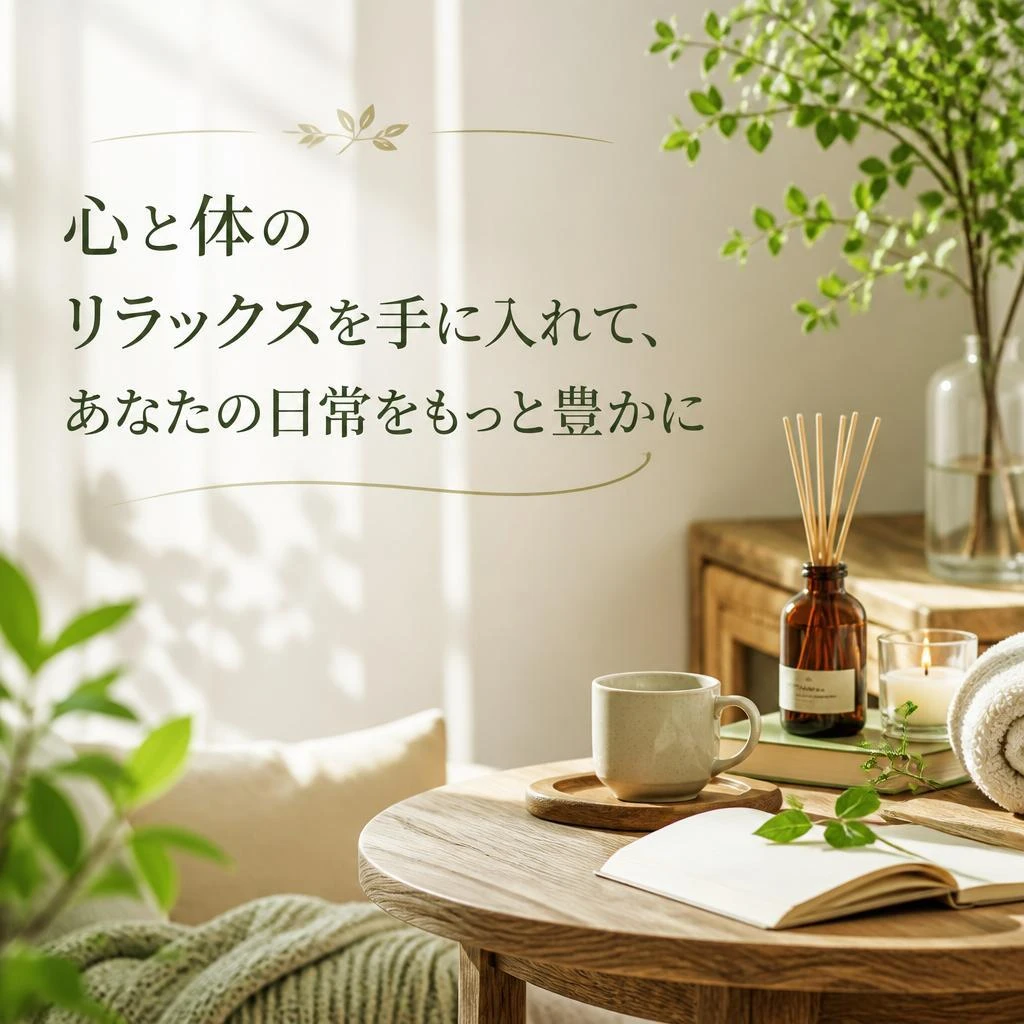 心と体のリラックスを手に入れて、あなたの日常をもっと豊かに