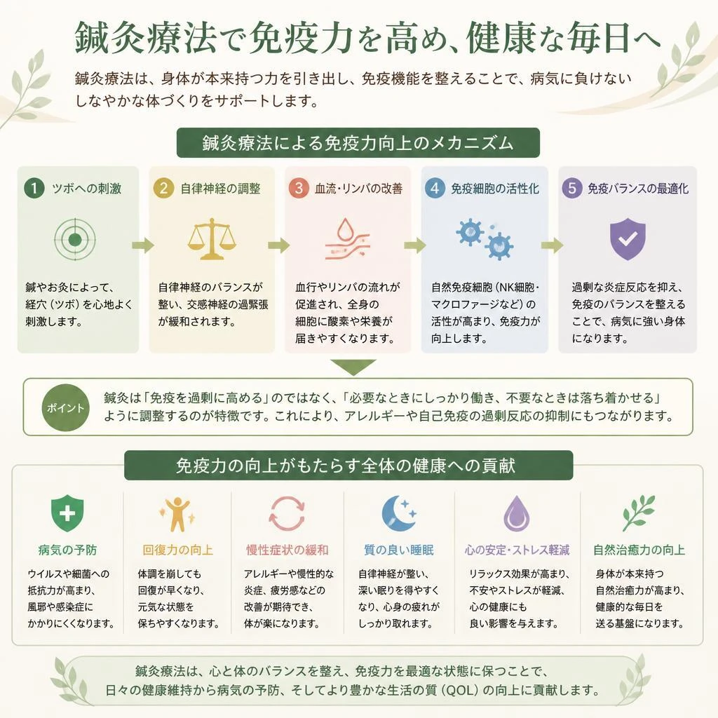 免疫力向上と全体の健康