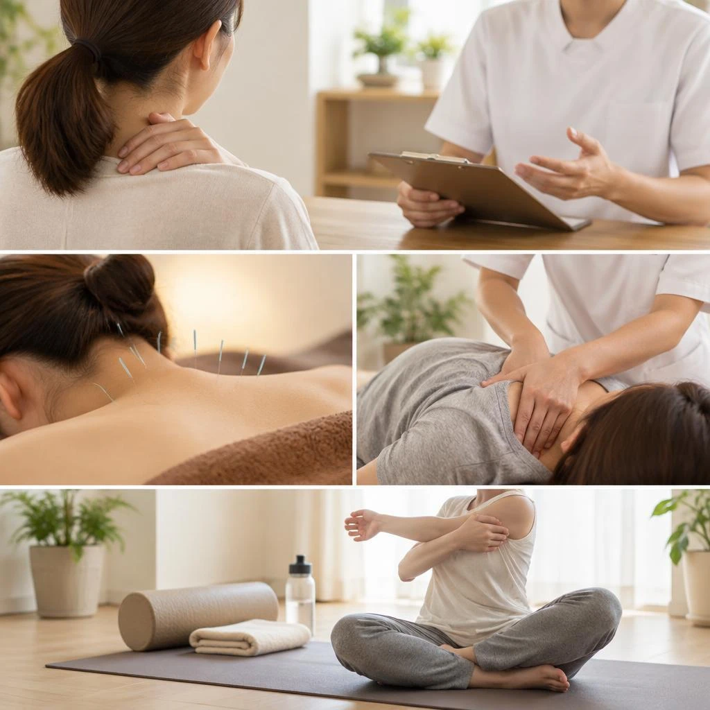 肩だけをほぐすだけではない、誠鍼灸院の見立て